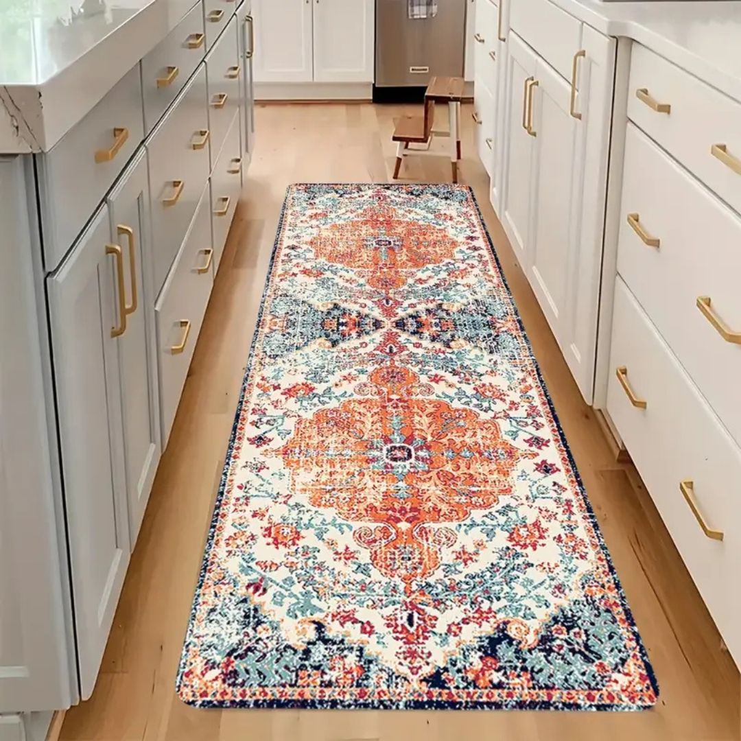 Vintage Bloom Comfort Anti-Fatigue Kitchen Mat
