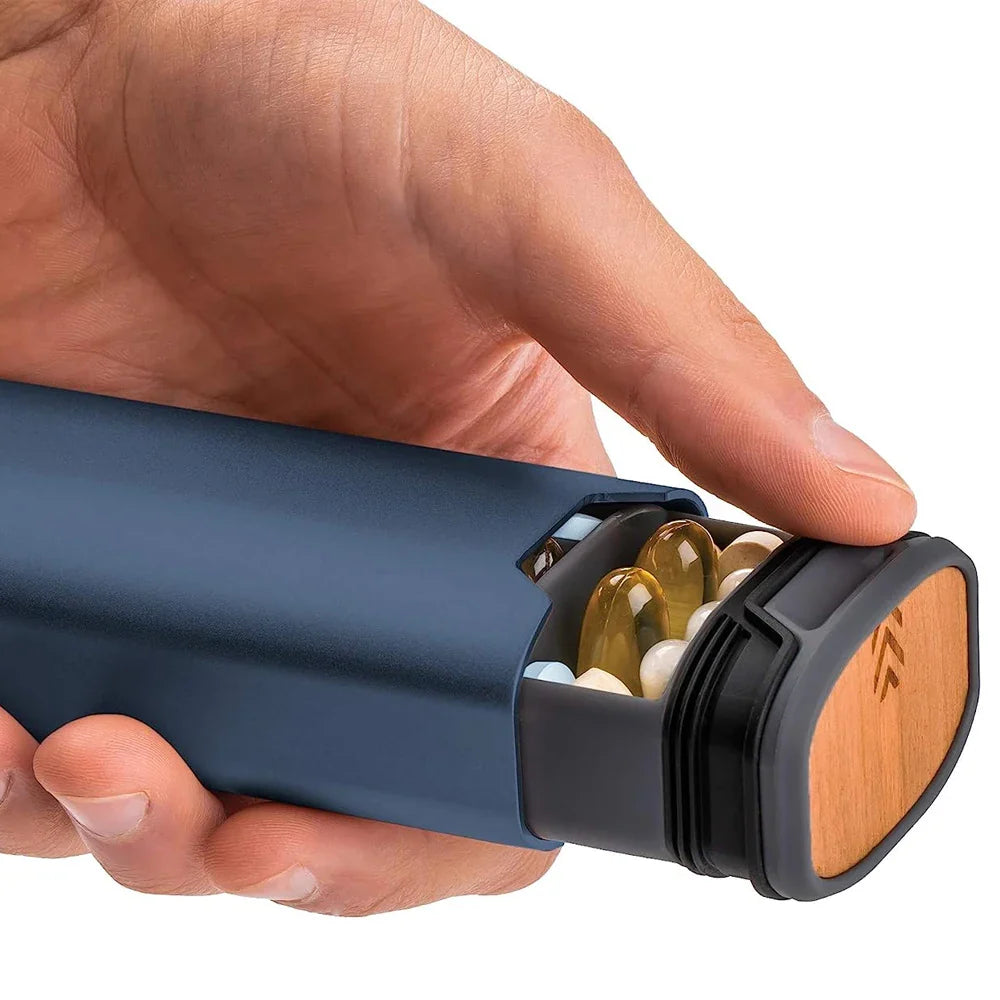 Pill Organizer – Weekly Medication Box – Travel-Friendly Design – 7 Compartments