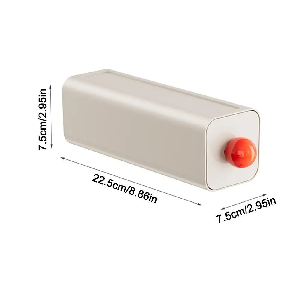 Plastic storage box – Stackable design – Modern style – Versatile organization solution