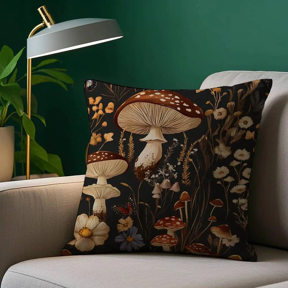 Plush pillowcase – Soft polyester – Cozy decorative cushion cover