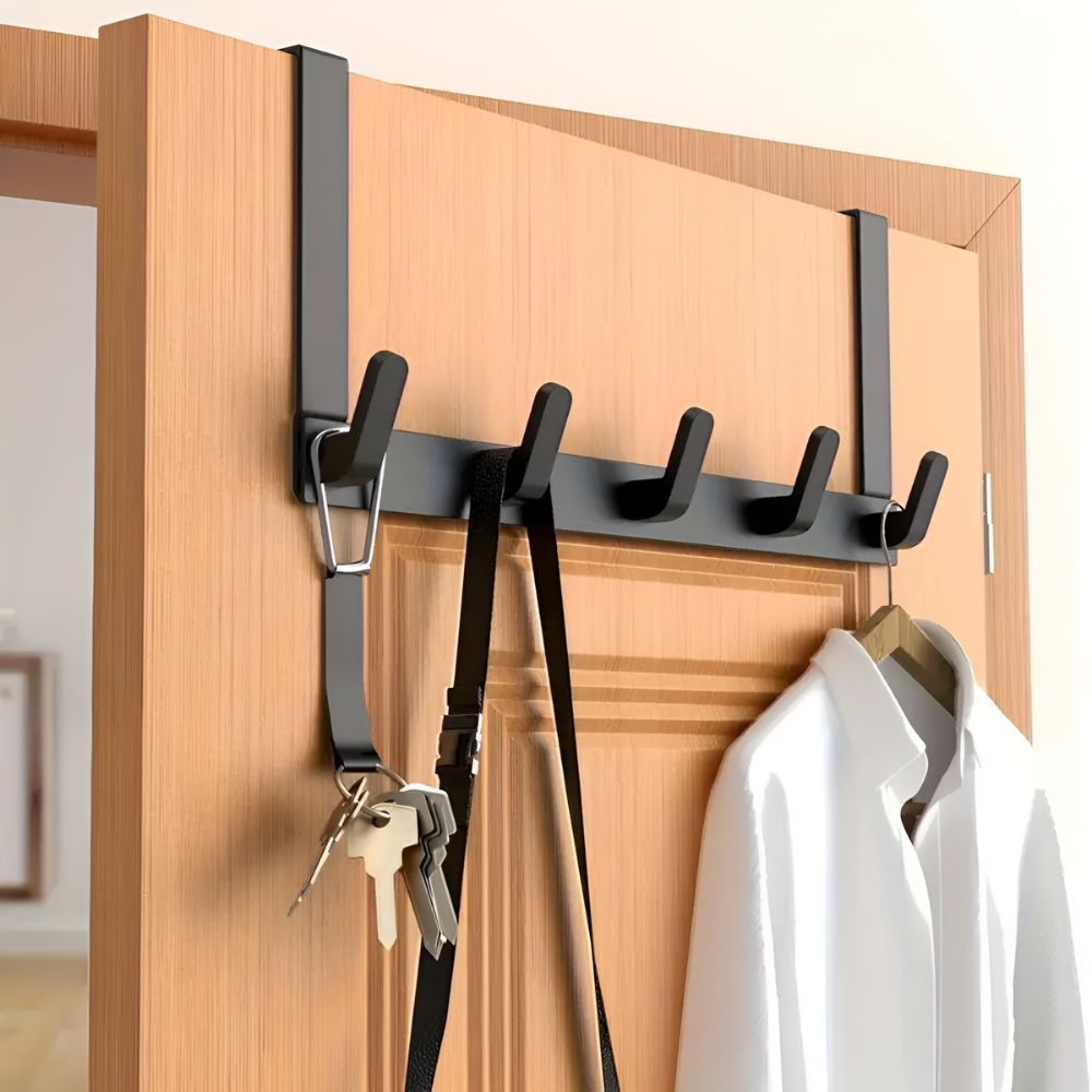 Quick Hang 5-Hook Door Rack
