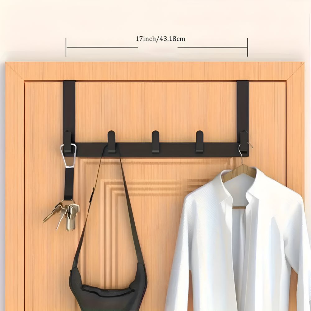 Quick Hang 5-Hook Door Rack