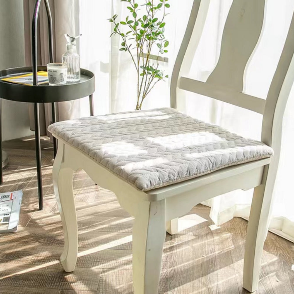 Quilted Japanese-Inspired Seat Cushion