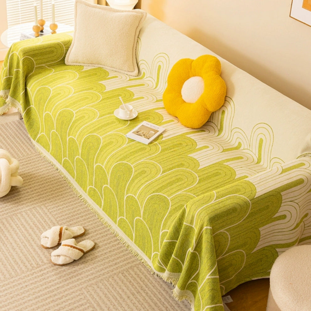 Rainbow Arches Chenille Sofa Cover