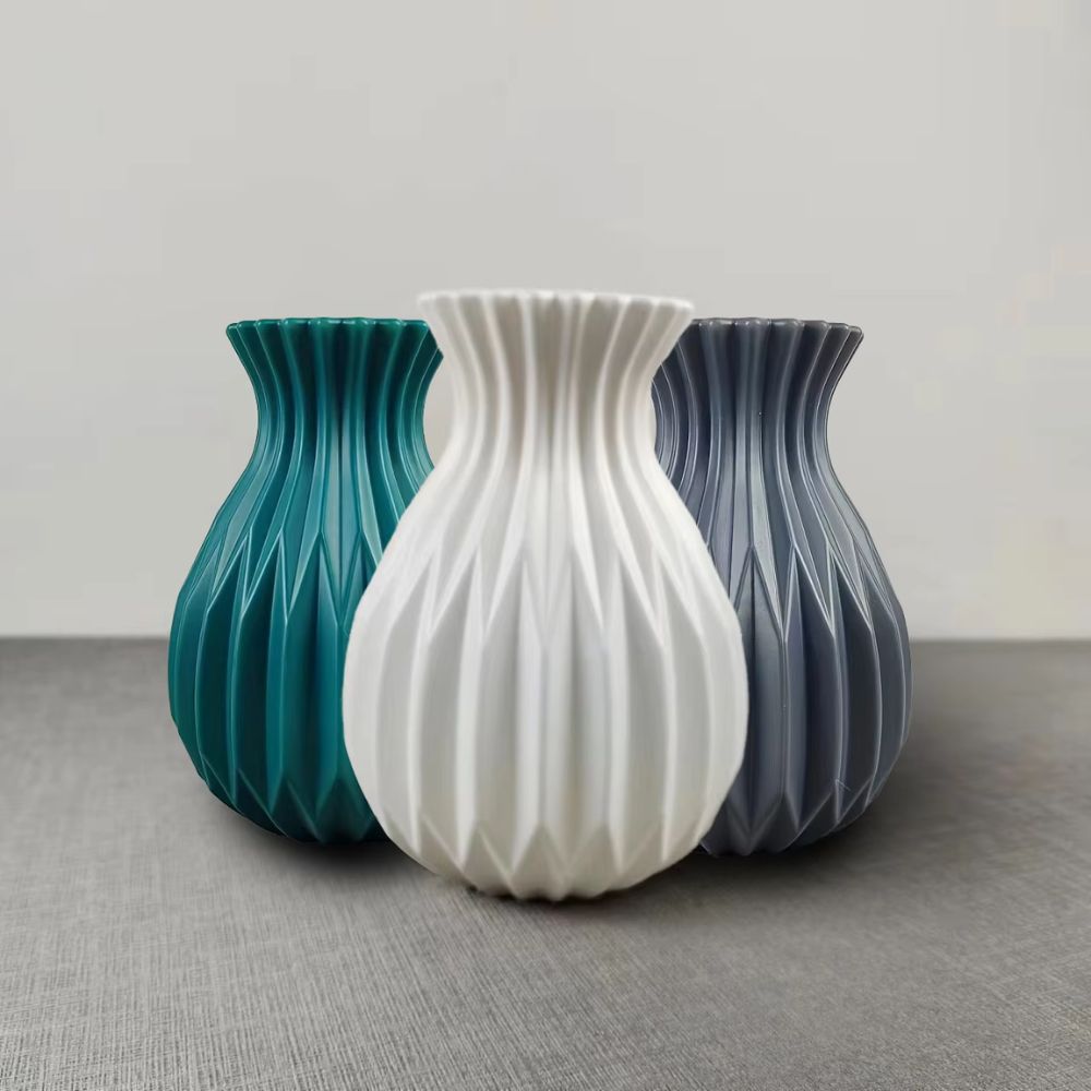 Ripple Form Decorative Vase