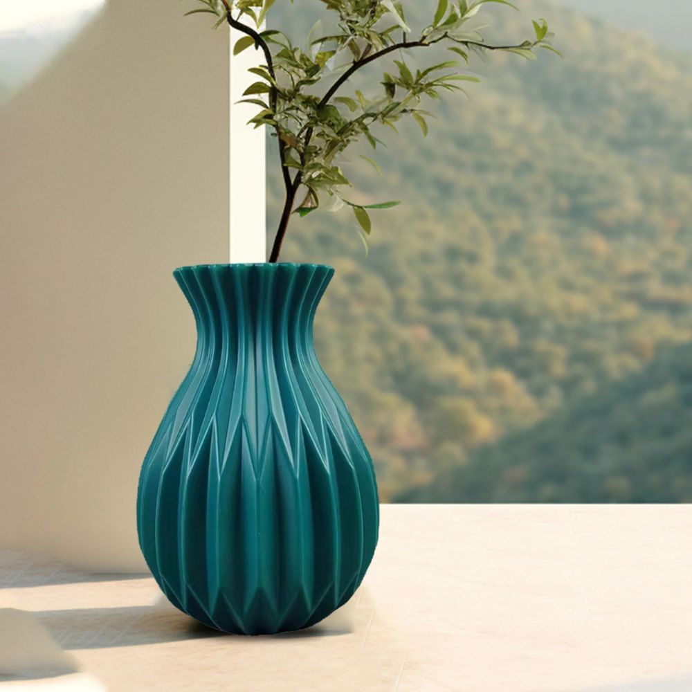Ripple Form Decorative Vase