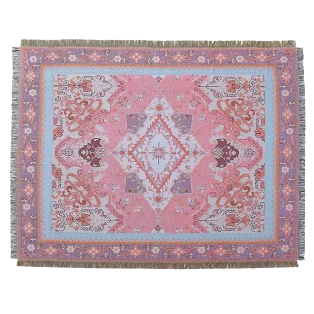 Bohemian Aztec Tapestry Throw Sofa Blanket