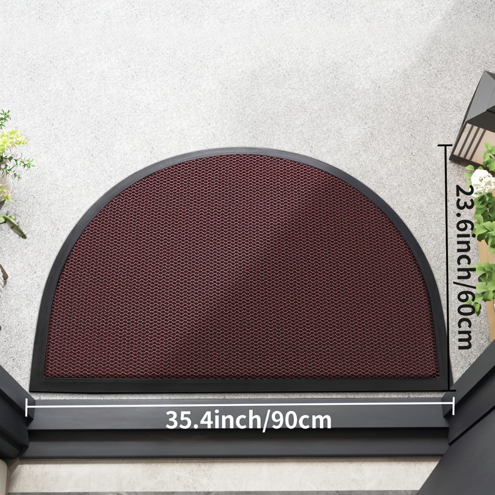 Rynel Semi Circle Doormat | Non-Slip Entrance Mat