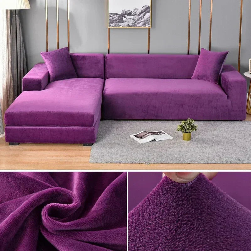 Stretch Velvet Sofa Cover