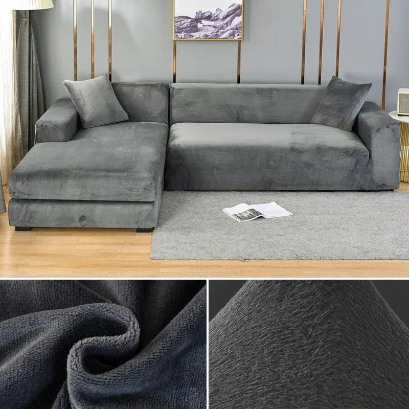 Stretch Velvet Sofa Cover