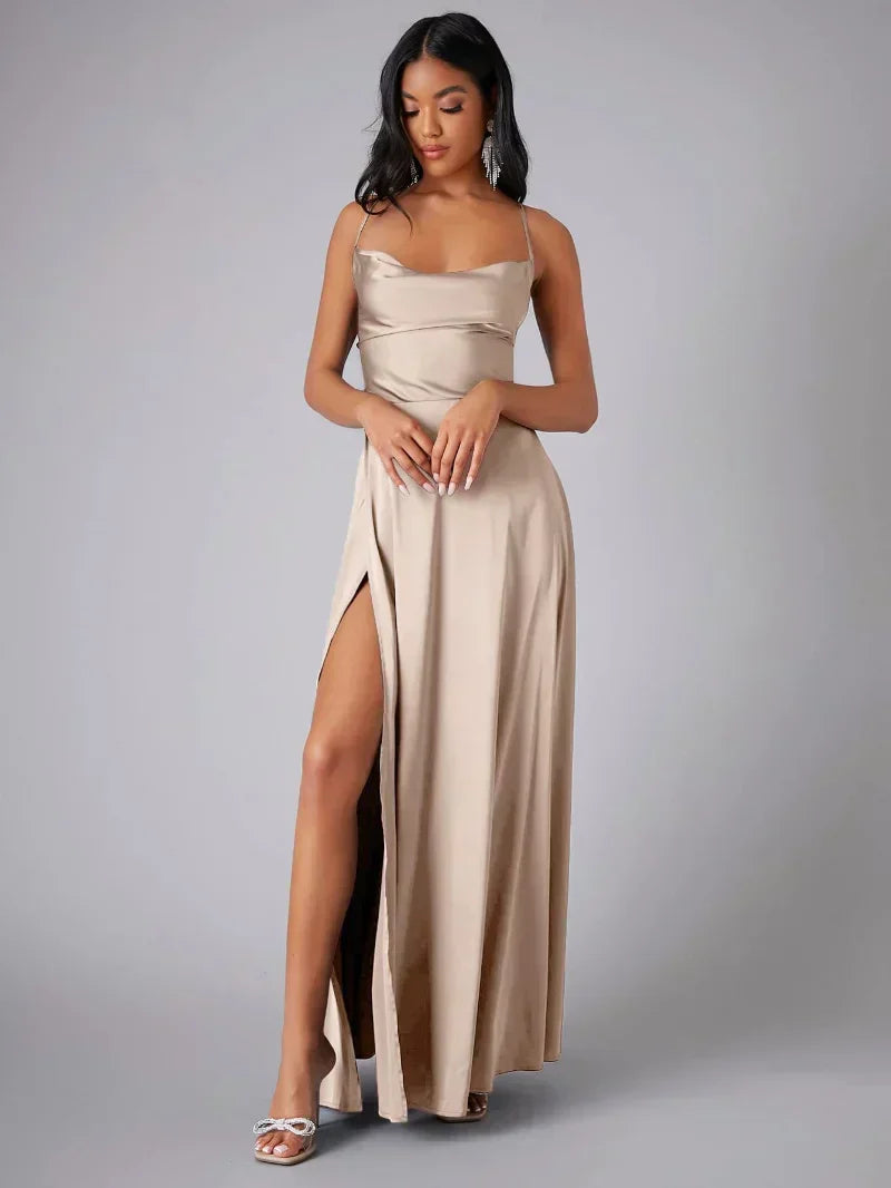 Alvaree | Elegant maxi dress made of satin