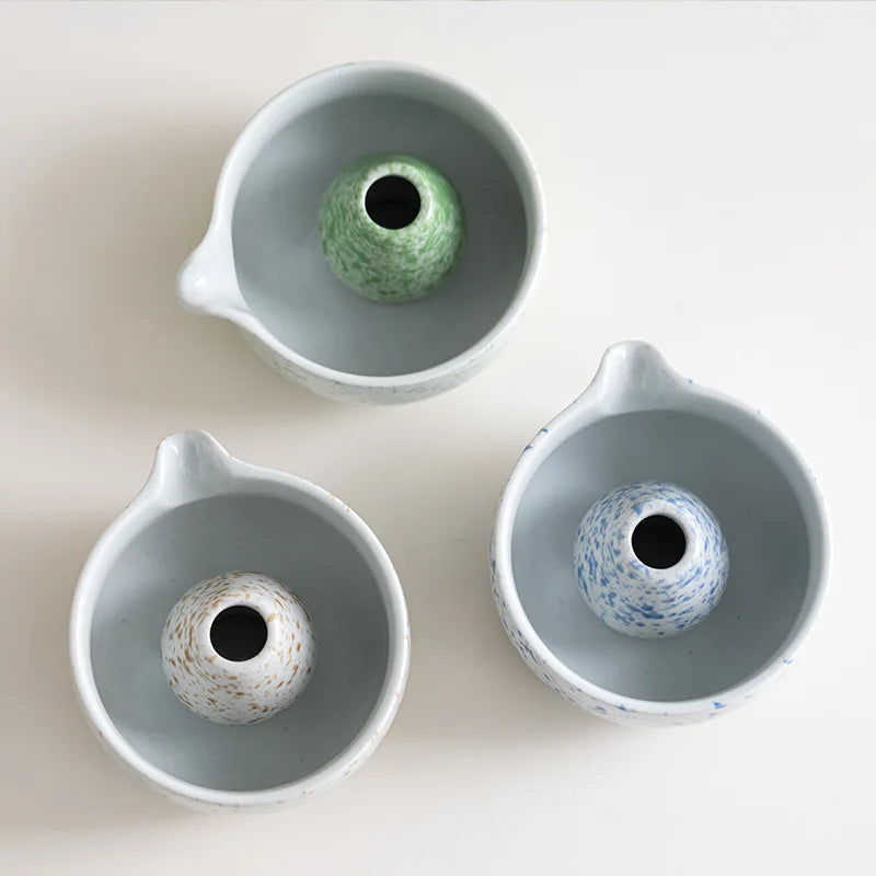 Japanese Ceramic Matcha Bowl Set with Whisk – Traditional Song Dynasty Tea Ceremony Tools