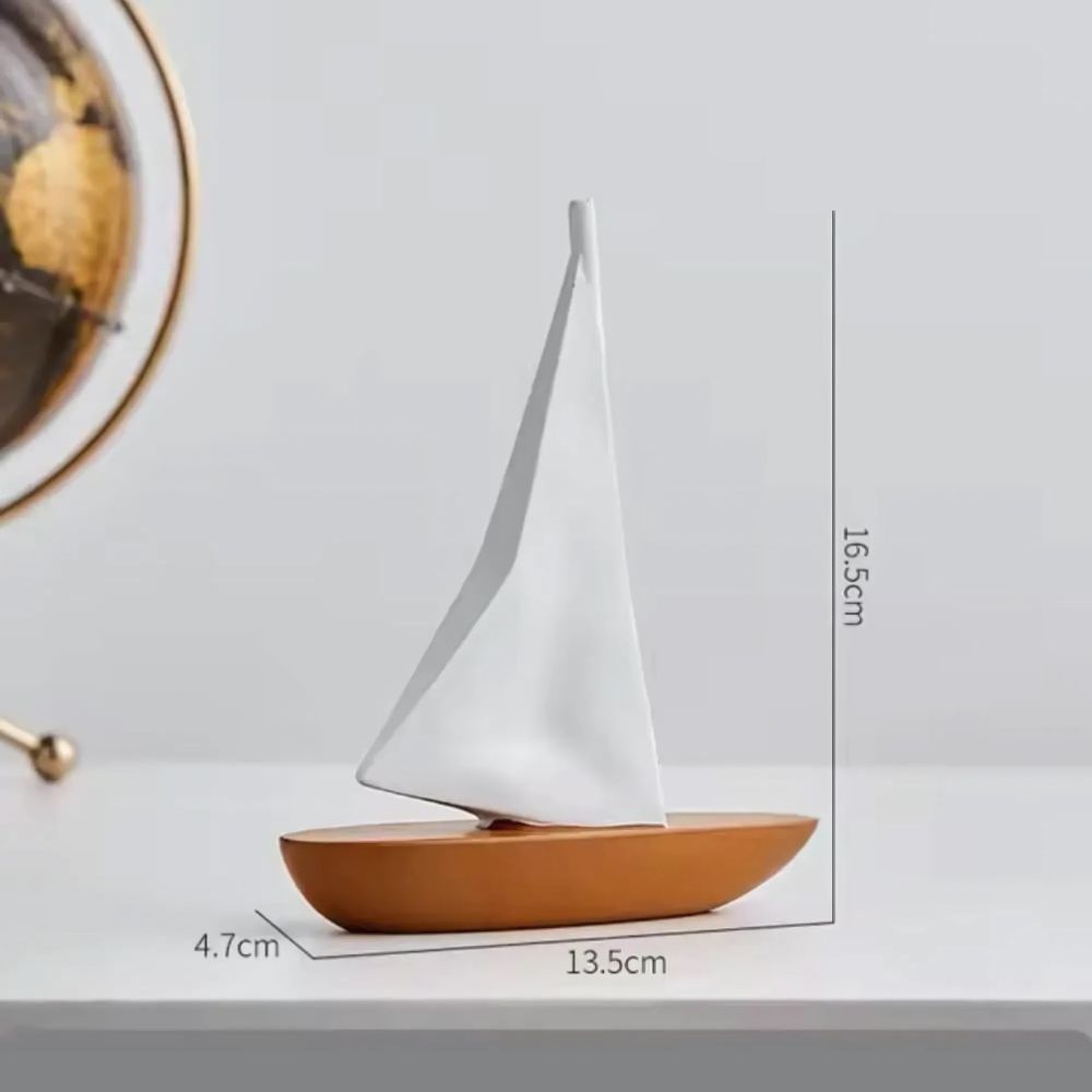 Celestial Drift Sailboat Decor