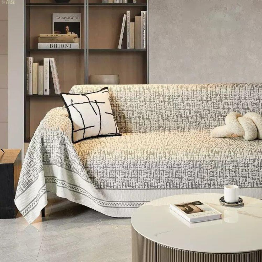 Sahara Sketch Chenille Sofa Cover