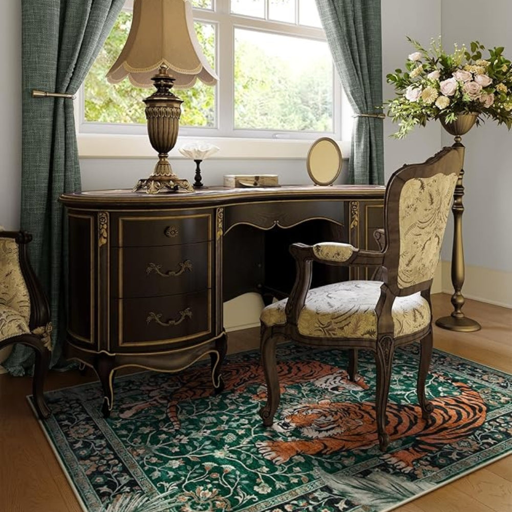 Savage Grace Tiger Tapestry Carpet Rug