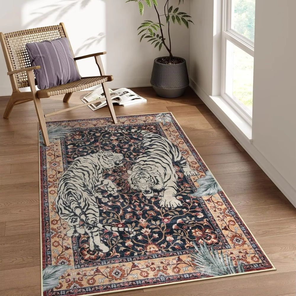 Savage Grace Tiger Tapestry Carpet Rug