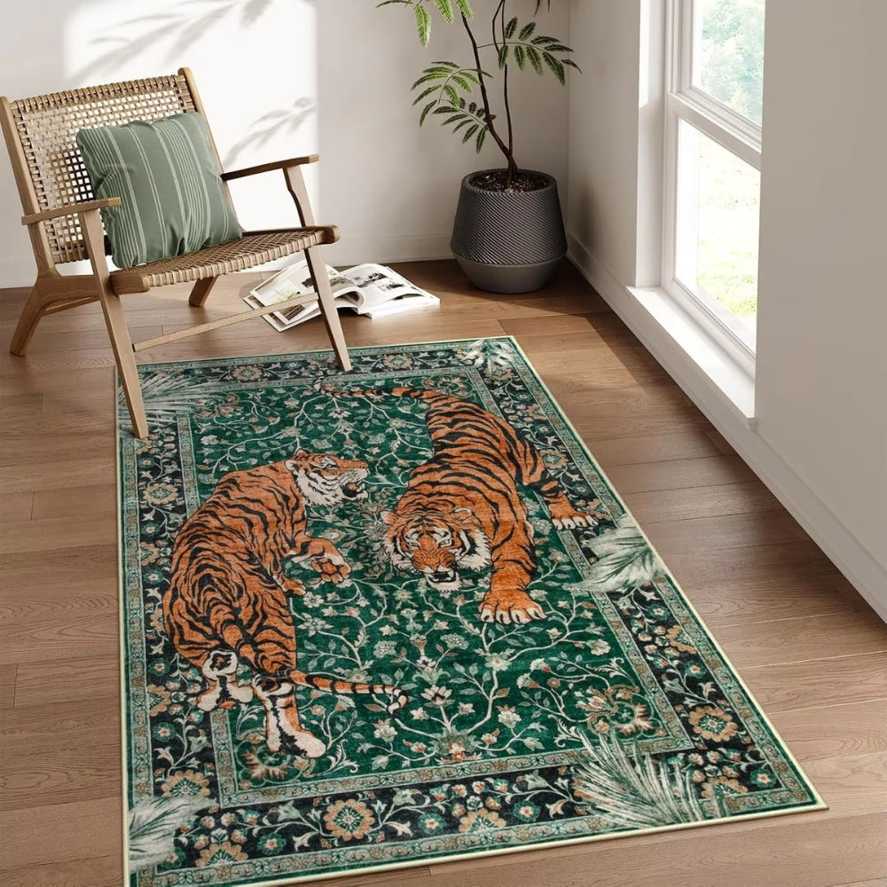 Savage Grace Tiger Tapestry Carpet Rug