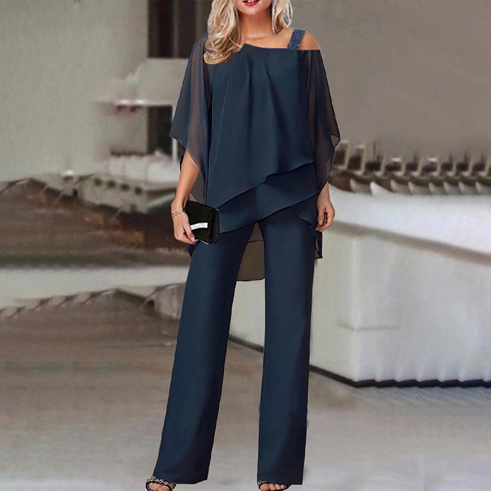 ChicDuo™ | Elegant cold-shoulder jumpsuit for women