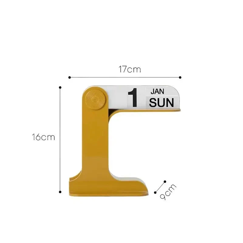 Modern Desktop Calendar – Stylish Flipping Desk Calendar for Home and Office Decor