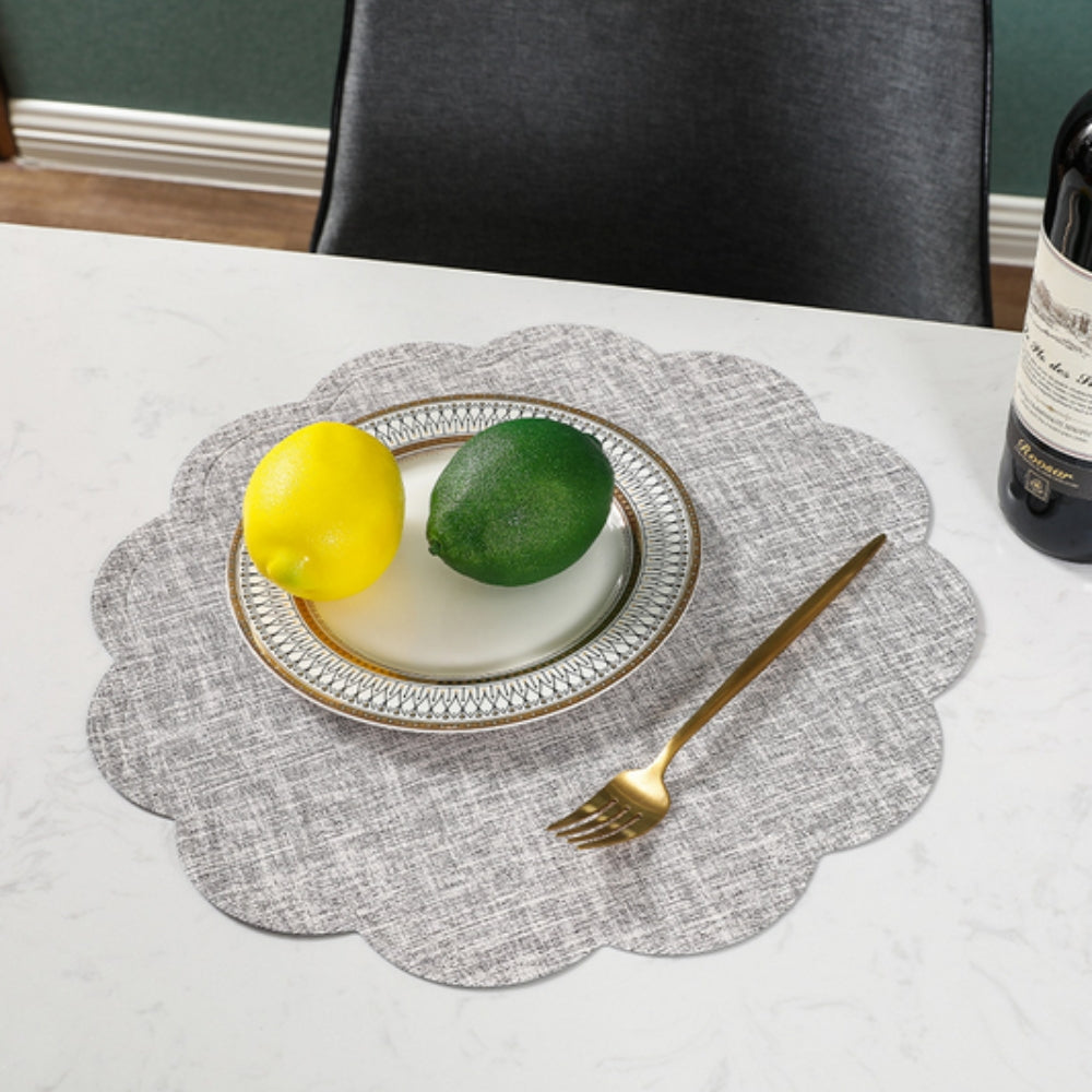 Scalloped Waterproof Placemat