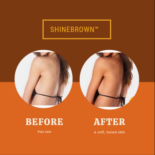 1+1 FREE | SHINEBROWN | Radiant Tan with Natural Hydration