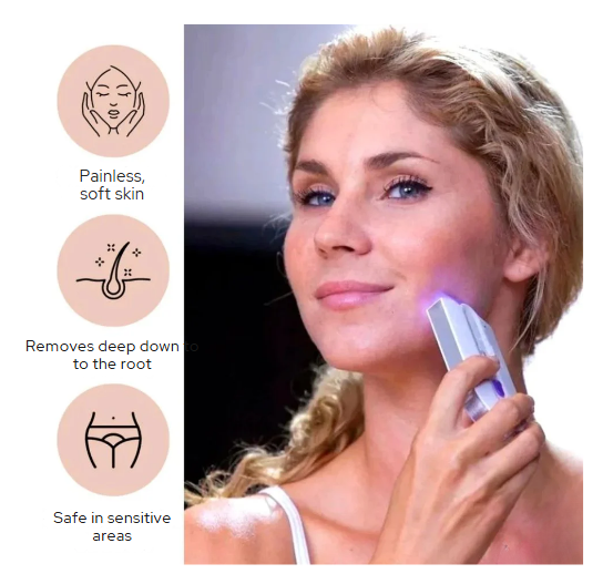 1+1 FREE | SilkLaser™ | Smooth skin, effortless hair removal. Painless, Permanent, Perfect!