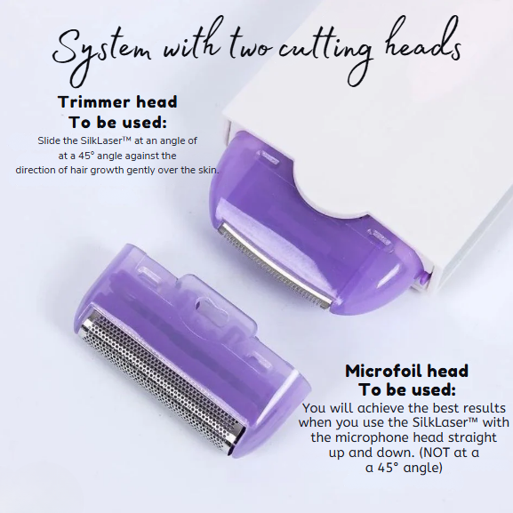 1+1 FREE | SilkLaser™ | Smooth skin, effortless hair removal. Painless, Permanent, Perfect!