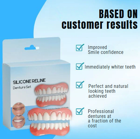 1+1 FREE | SmileEase™ | Provides long-lasting comfort, a perfect fit, and a radiant smile, Say Goodbye to Loose Dentures, Hello to Confidence!