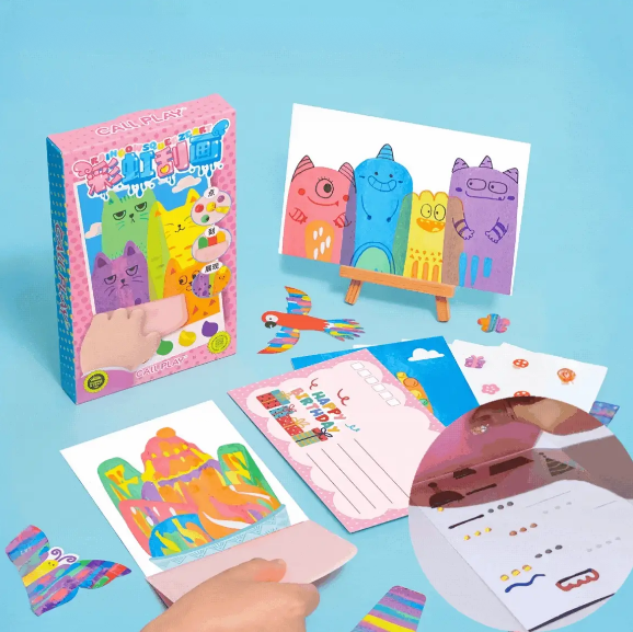 Creative Kids’ Squeegee Painting Set | Unleash the Artistic Fun!