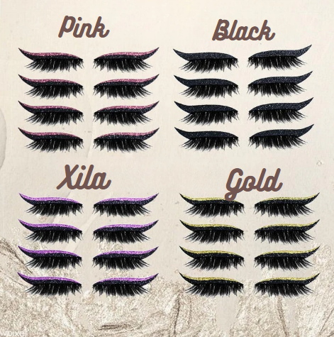 GlitzGrip™ | Reusable eyelash eyeliner stickers