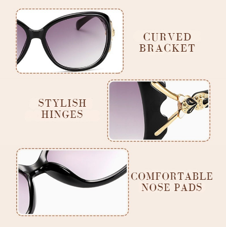 1+1 FREE | SolarBreeze™ | Women's Oversized Sunglasses