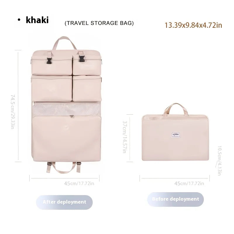 Portable Travel Organizer Cube with 6 Compartments – Best Packing Cubes for Travel, Ideal for Clothes and Accessories Storage