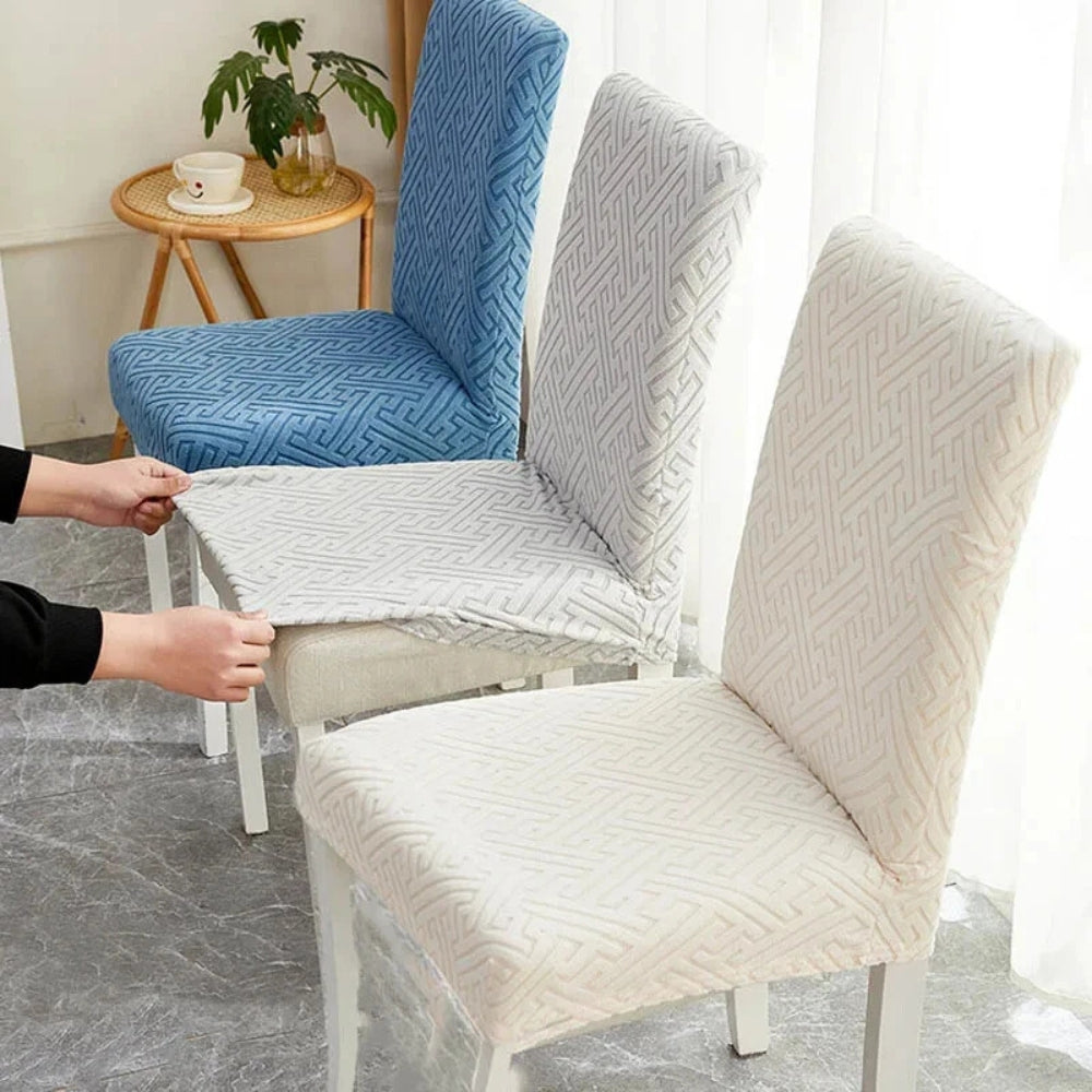 Silvra Elastic Lattice Dining Chair Cover