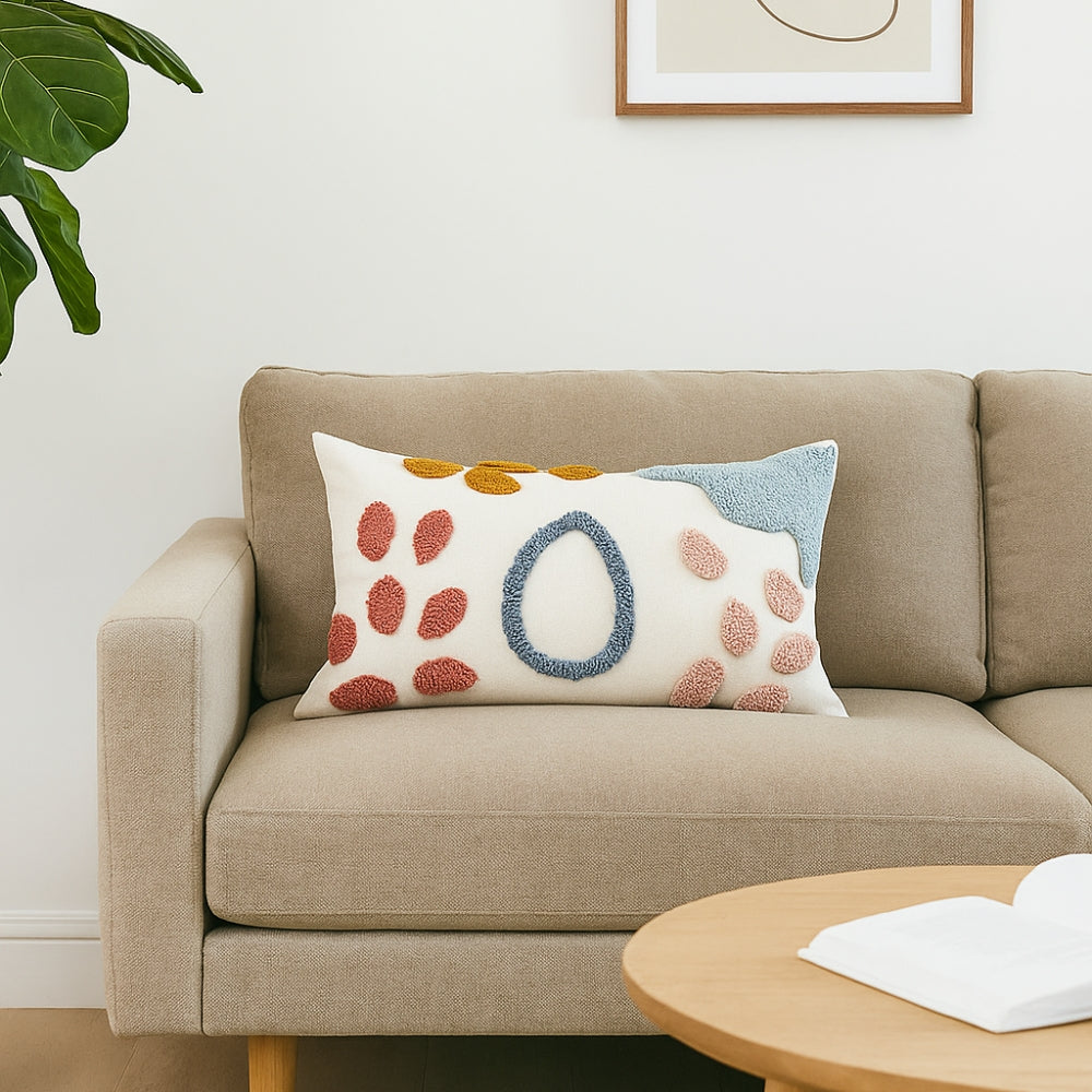 Snugi Colorful Dot Pattern Cushion Cover