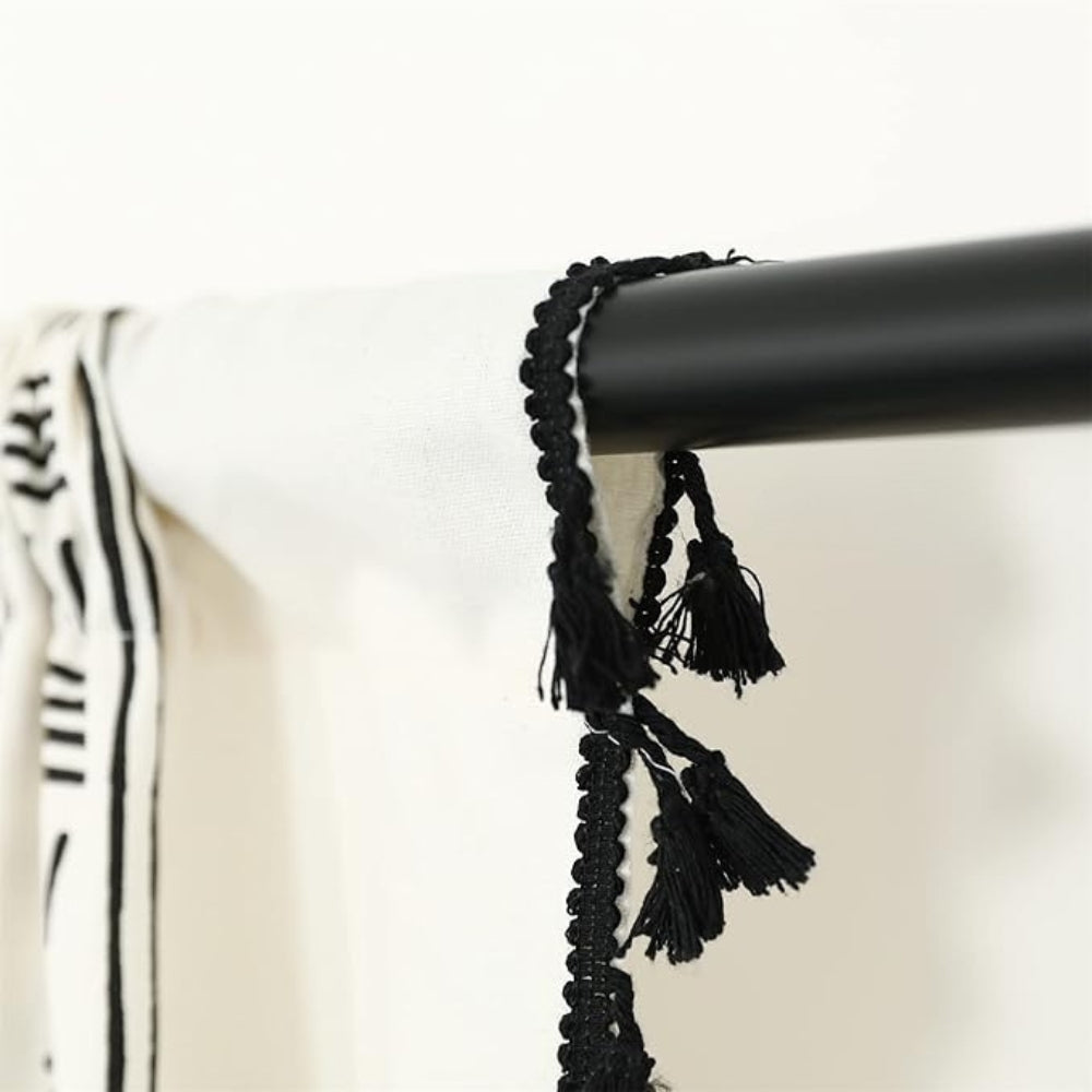 Solstice Loom Artisan Tassel Curtain