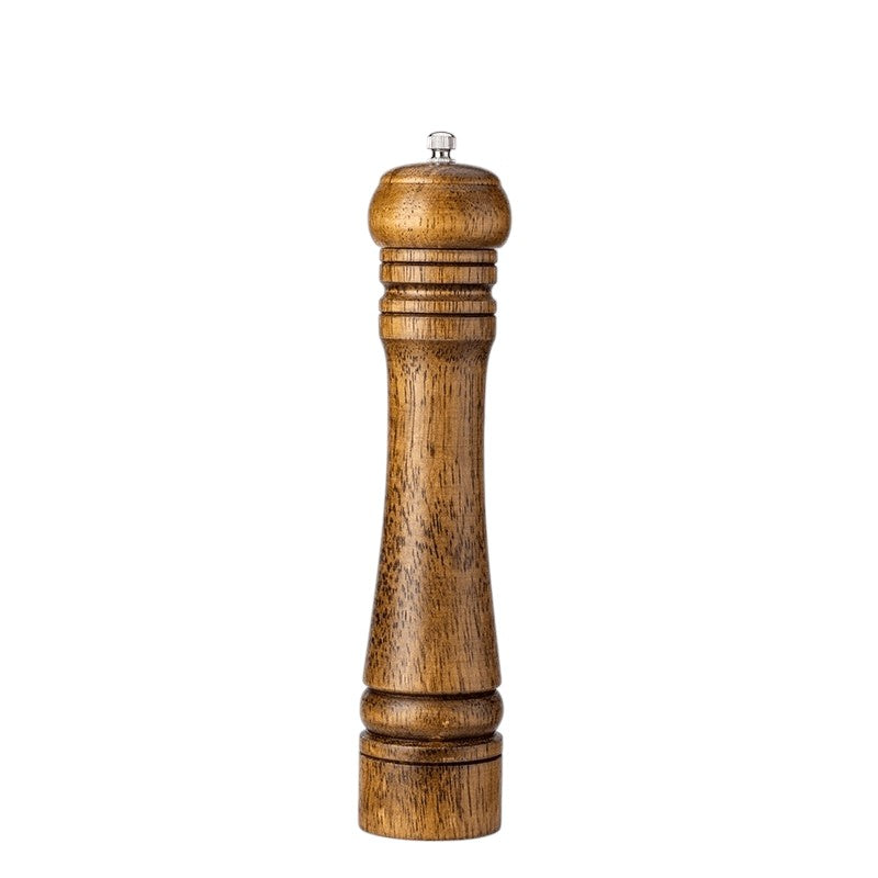 Spice grinder – Solid wood – Adjustable ceramic core – Manual salt and pepper mill for fresh seasoning