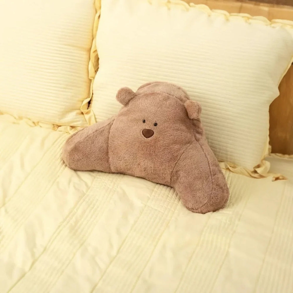 Teddy Shape Waist Backrest Cushion