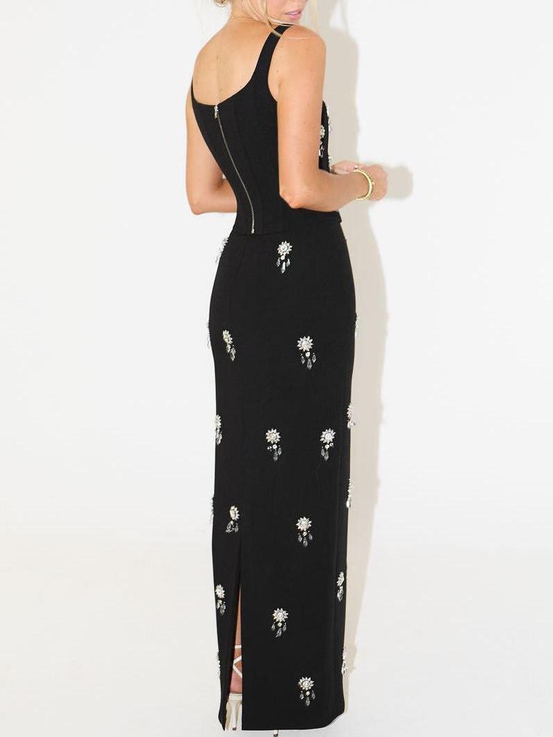 The Ultimate Muse Crystal Maxi Skirt Set
