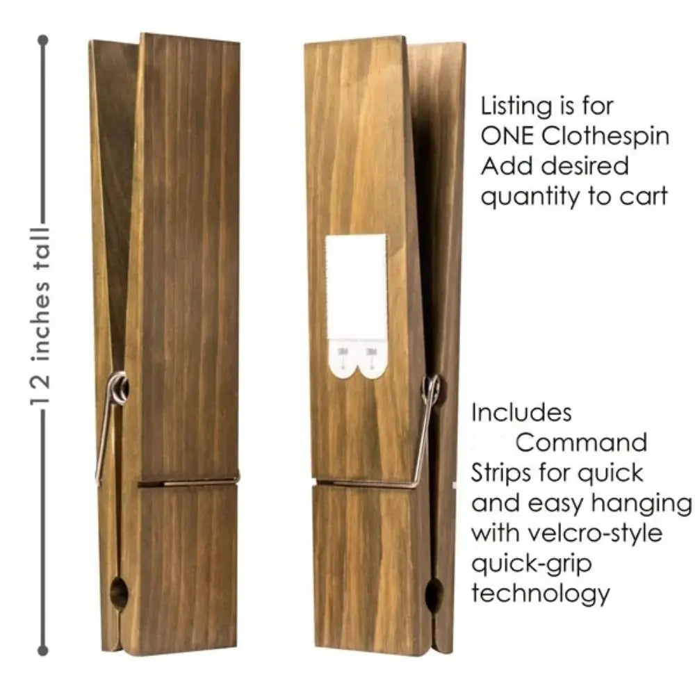 Towel clip – Premium wood – Elegant design – Stylish bathroom organizer