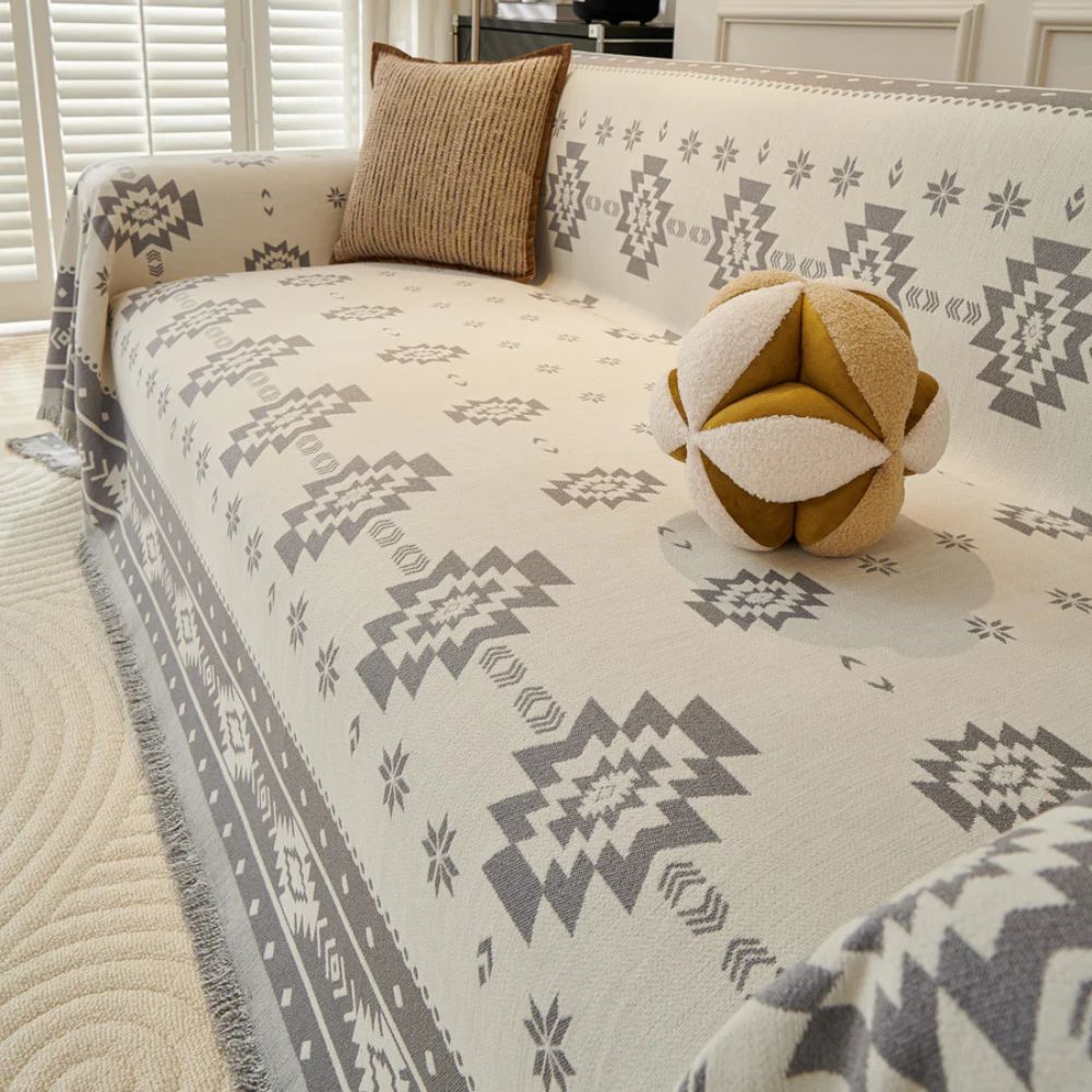 Tribal Harmony Reversible Sofa Cover
