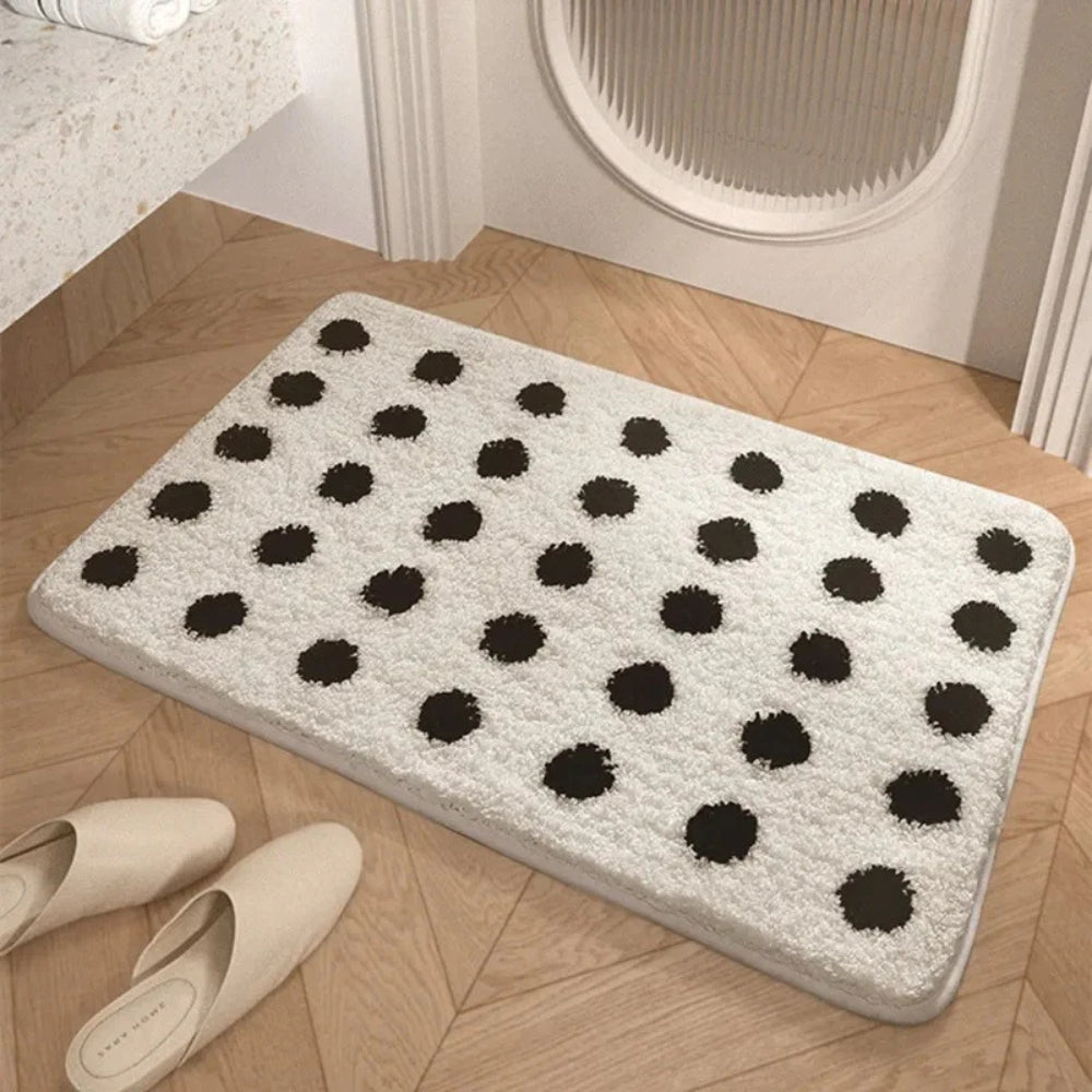 DotLounge® | Cozy Polka Dot Bath Rug