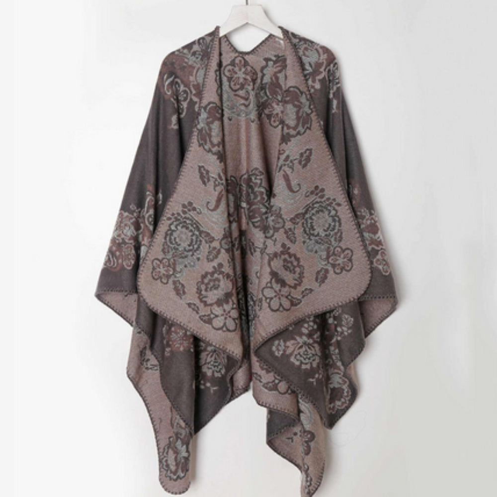 Velouria Vintage Acrylic Poncho