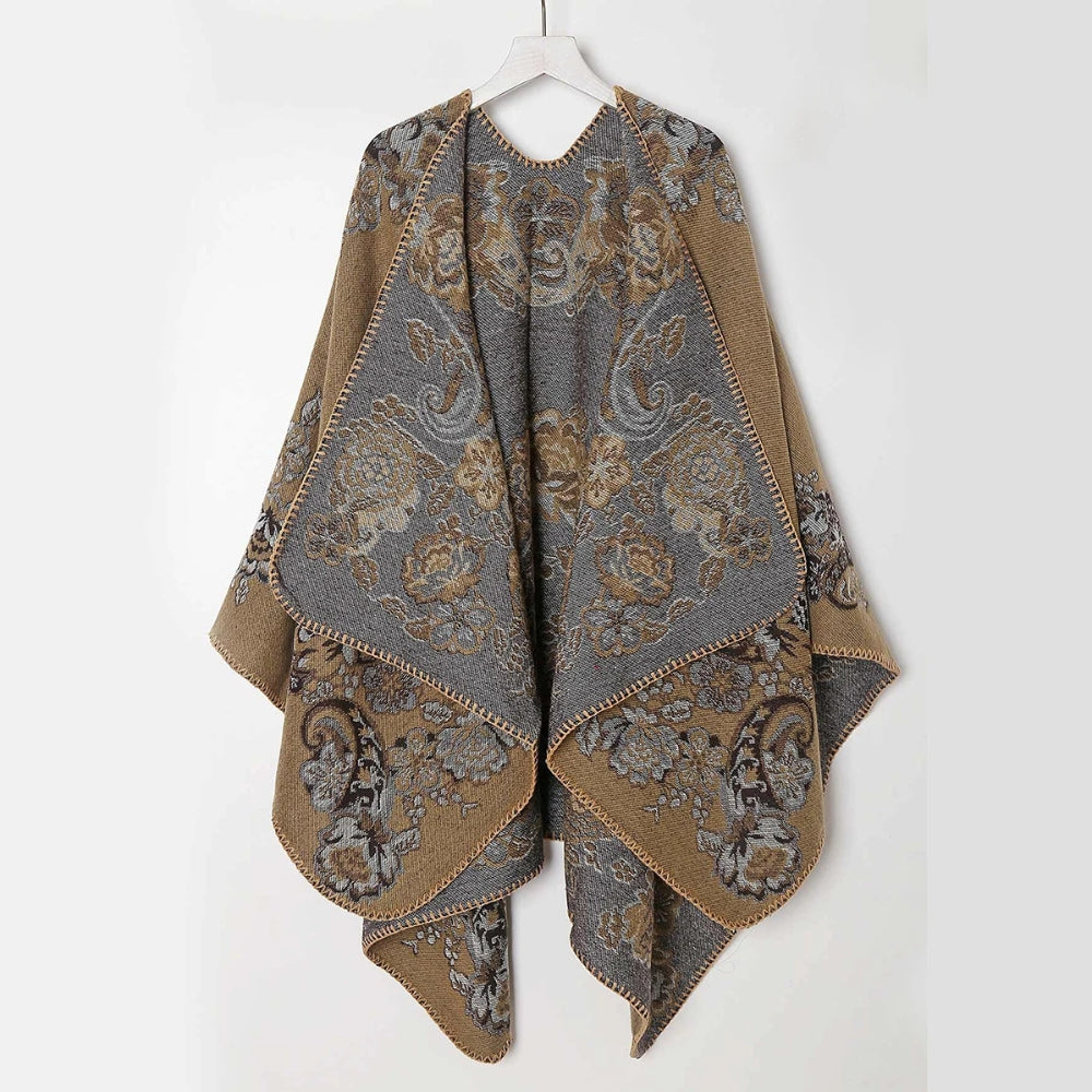 Velouria Vintage Acrylic Poncho