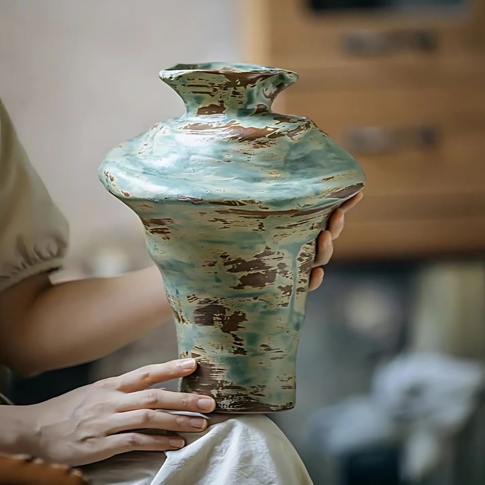 Venus Sculpted Ceramic Flower Vase