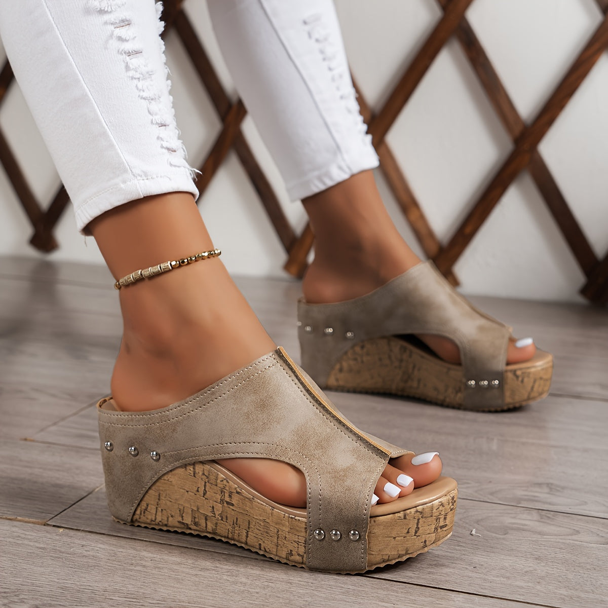 VitaLift™ | Elegant women's platform wedge sandals