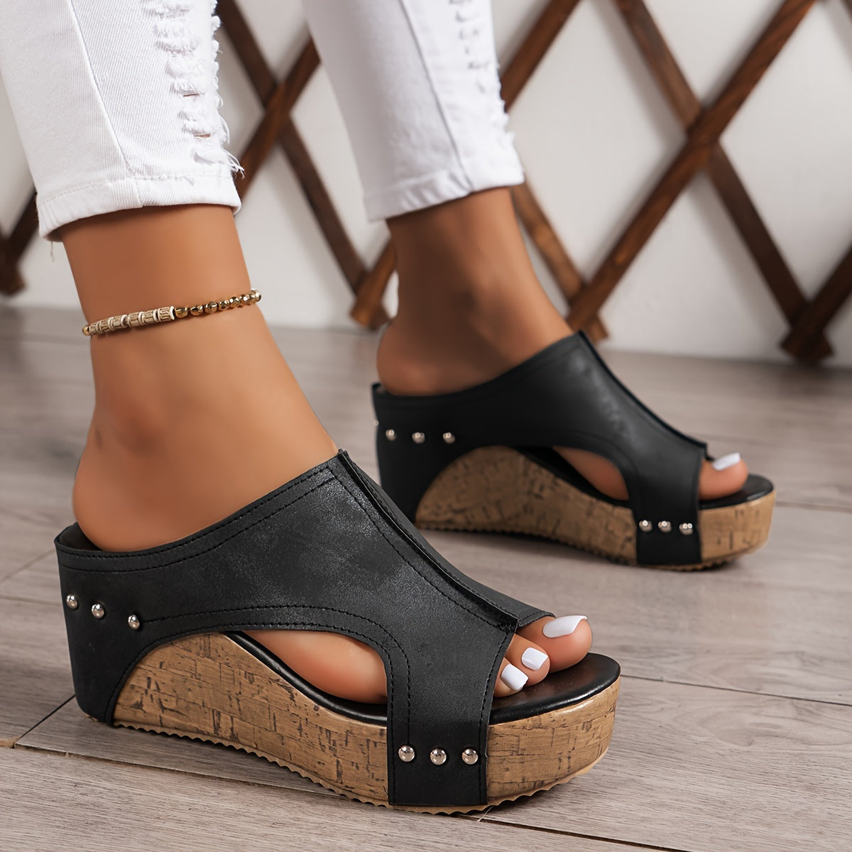 VitaLift™ | Elegant women's platform wedge sandals