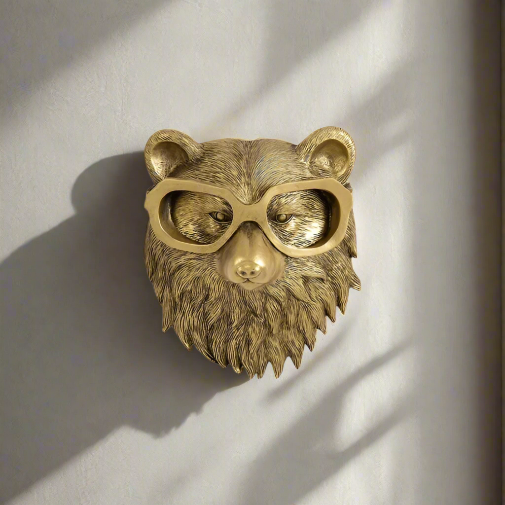 Wall hook – Synthetic resin – Decorative animal design – Versatile coat and key holder for wall