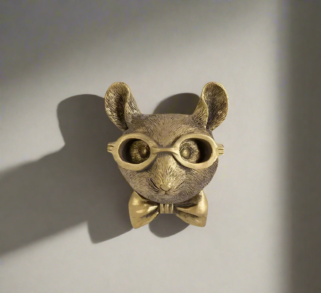 Wall hook – Synthetic resin – Decorative animal design – Versatile coat and key holder for wall