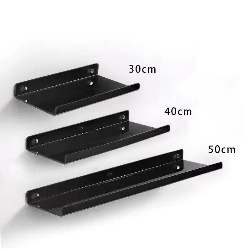 Wall mounted shelf – Premium acrylic – Modern design – Space-saving organizer for bathroom or living room