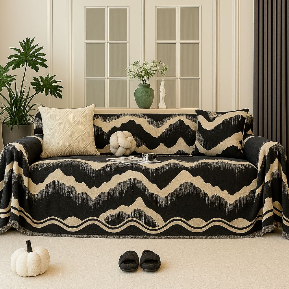 Wavescape Chenille Sofa Cover